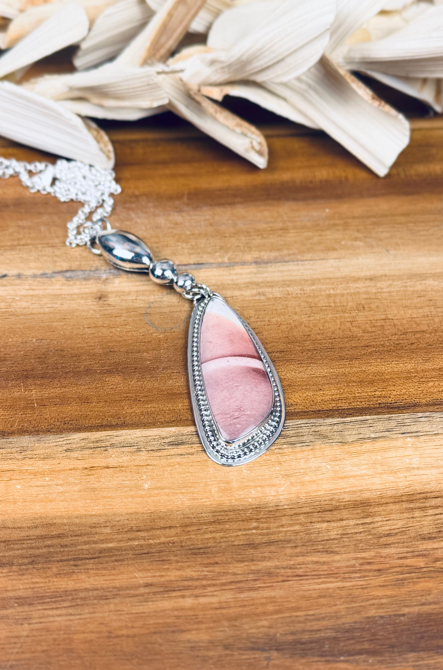 Sterling Silver Mookaite Jasper Pendant