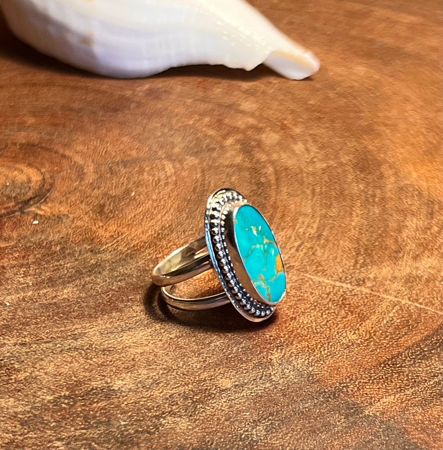 Sterling Silver Narcozari Turquoise Statement Ring