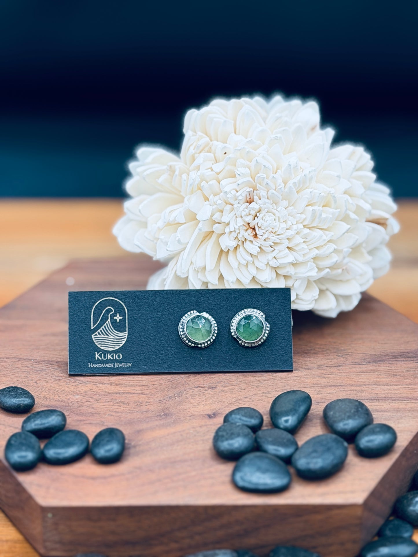 Sterling Silver Serpentine Stud Earrings