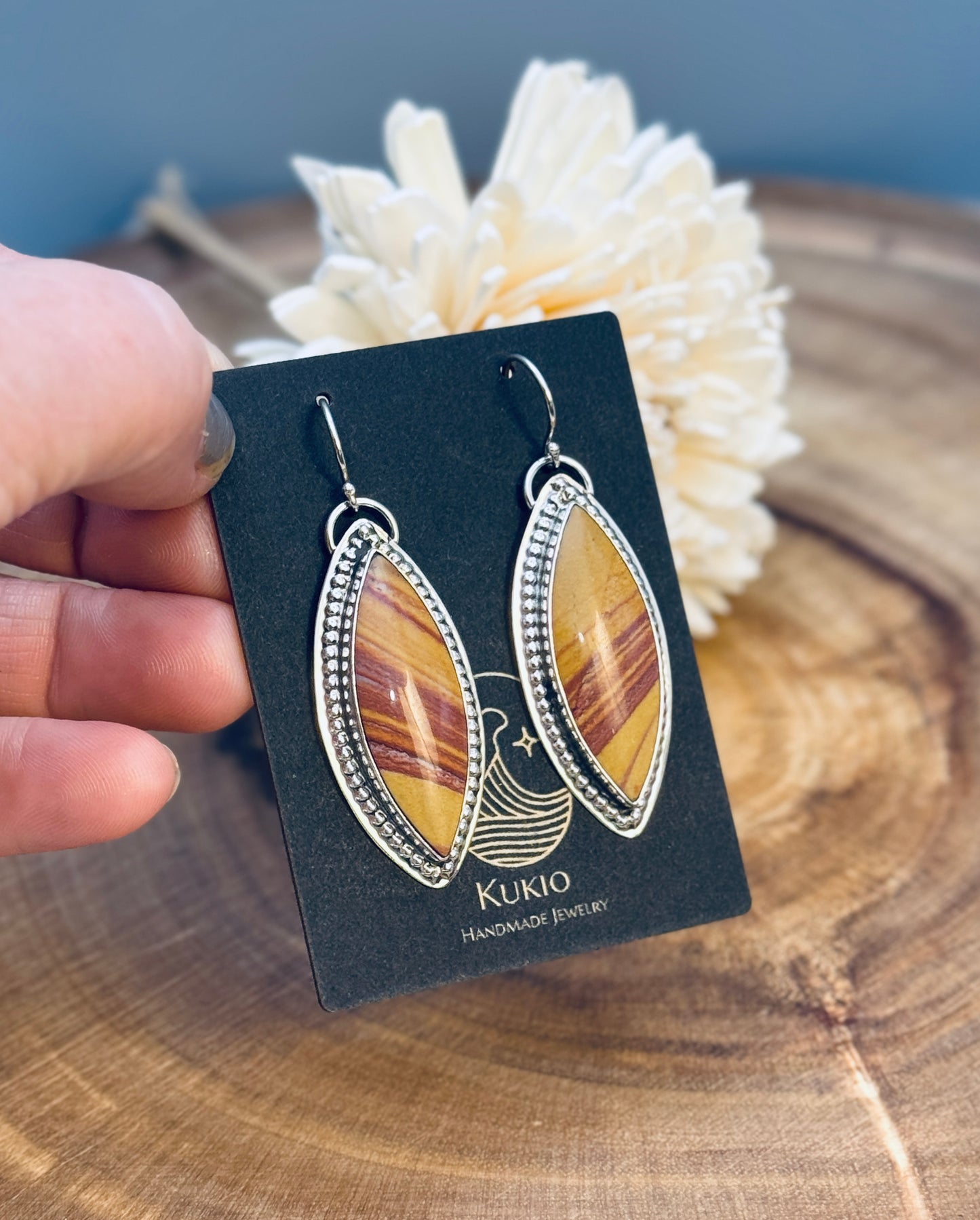Sterling Silver Wonder Stone Earrings
