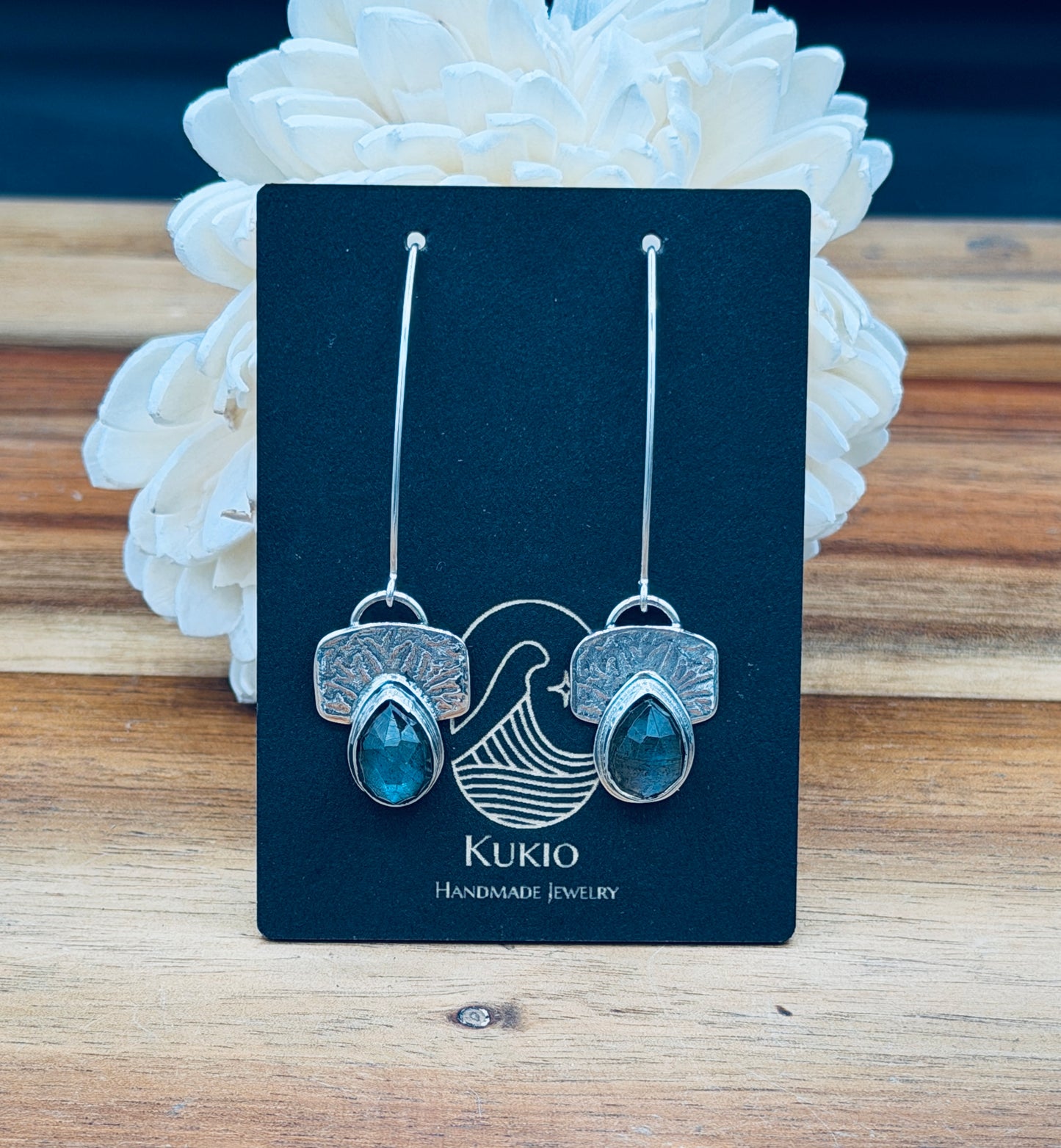 Labradorite Pattern Earrings