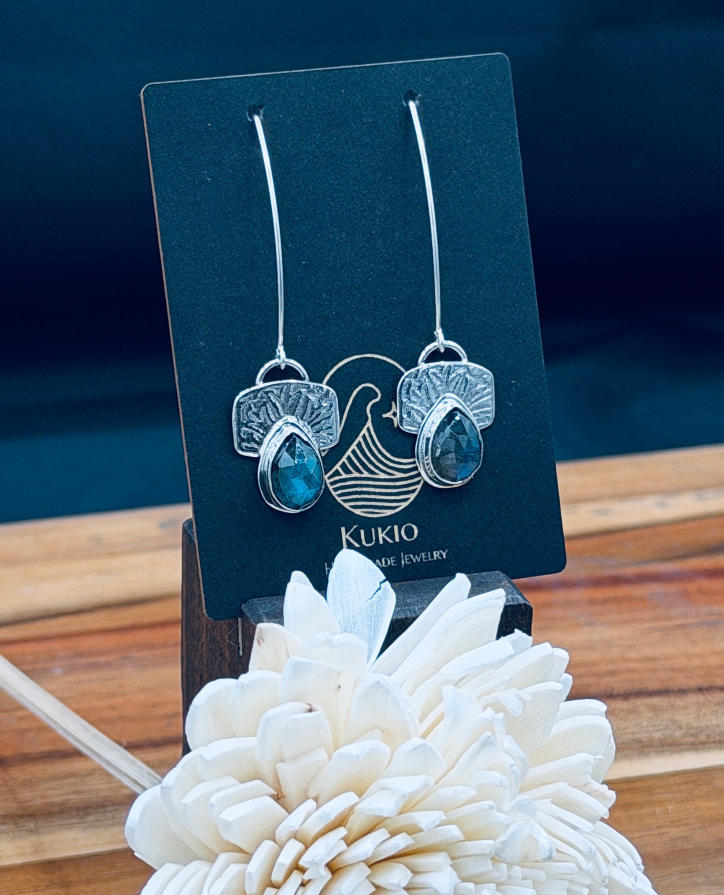 Labradorite Pattern Earrings