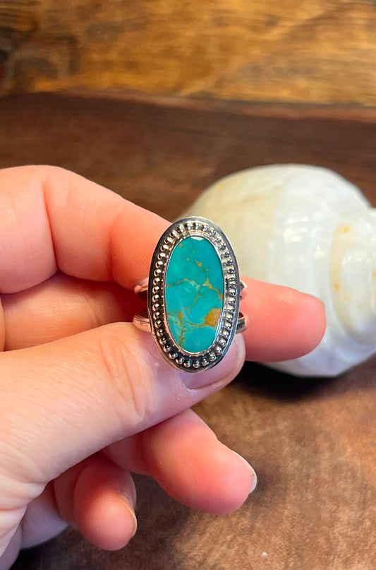 Sterling Silver Narcozari Turquoise Statement Ring