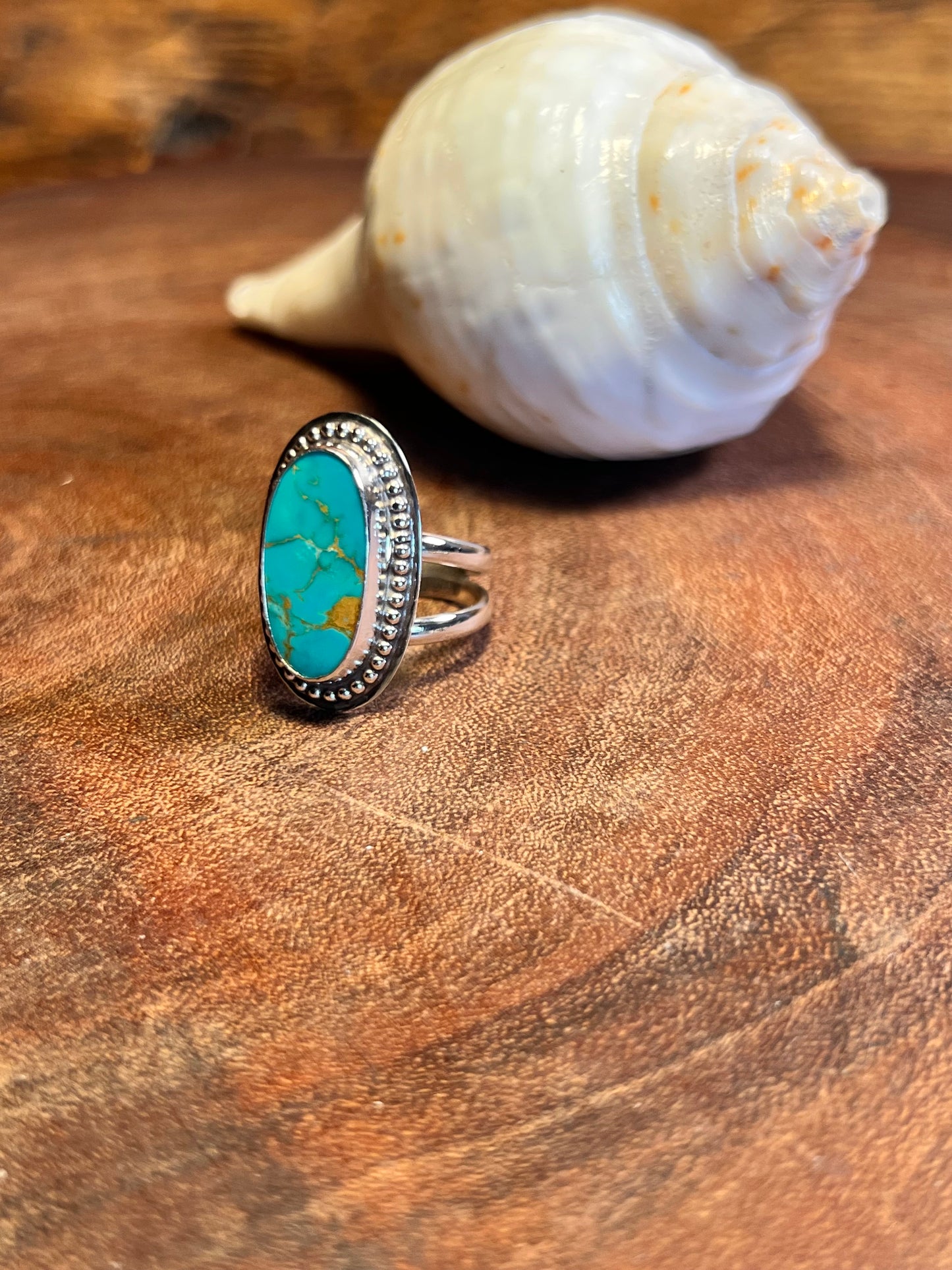 Sterling Silver Narcozari Turquoise Statement Ring