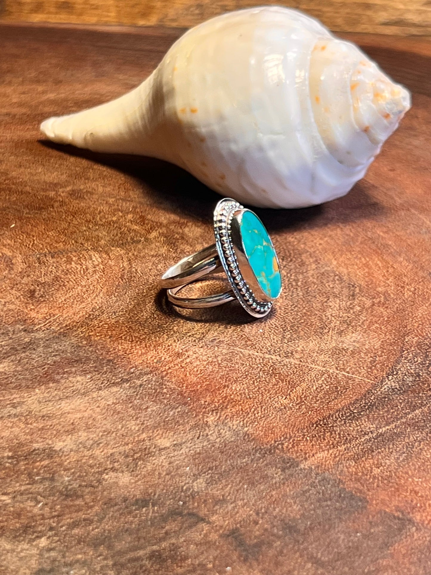 Sterling Silver Narcozari Turquoise Statement Ring