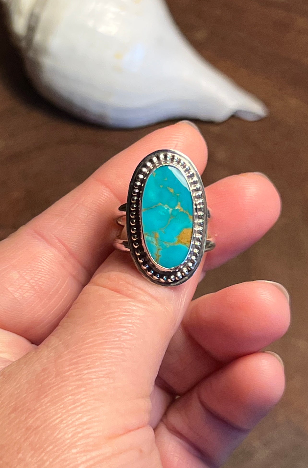 Sterling Silver Narcozari Turquoise Statement Ring