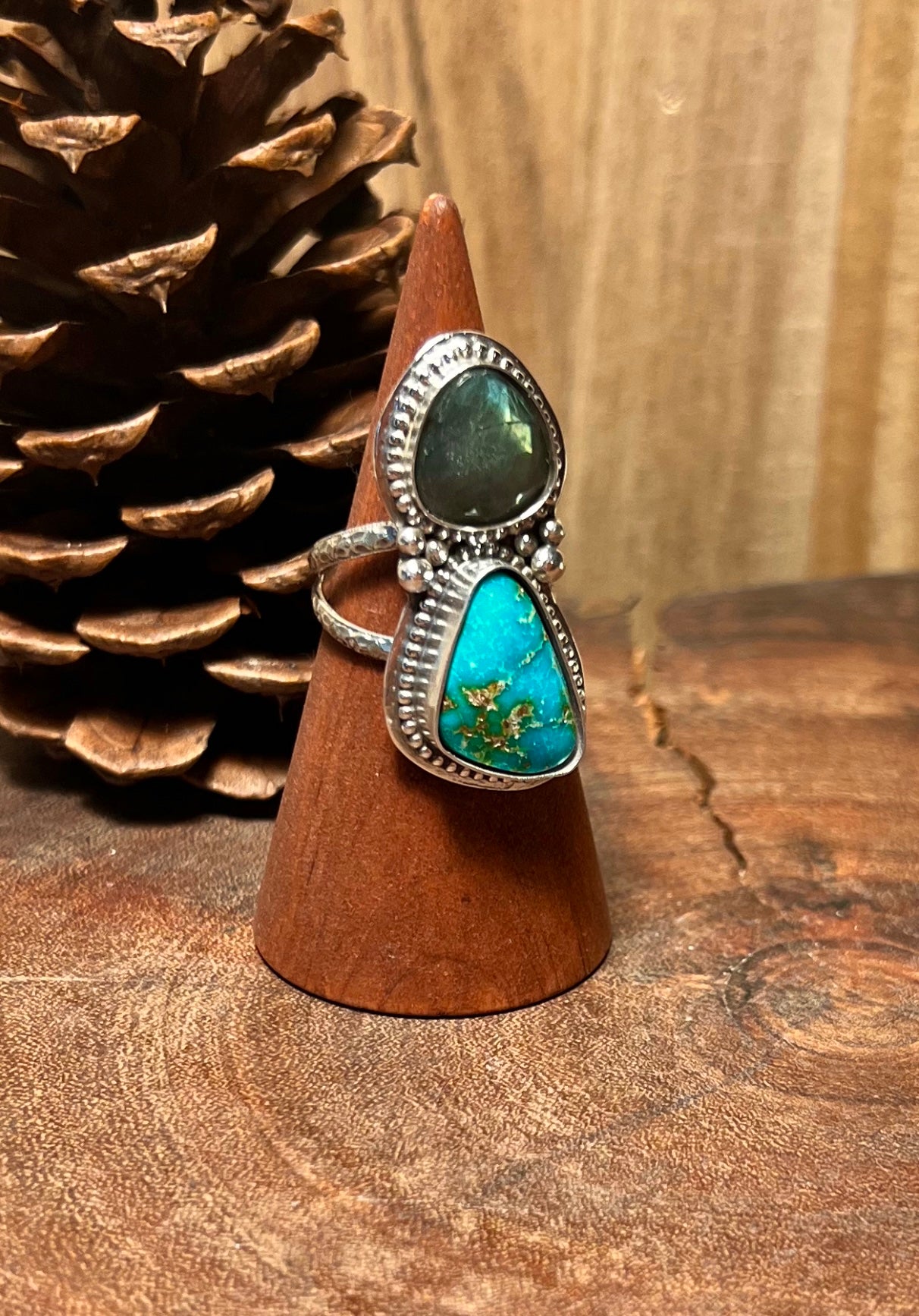 Sierra Bella Turquoise and Labradorite Ring