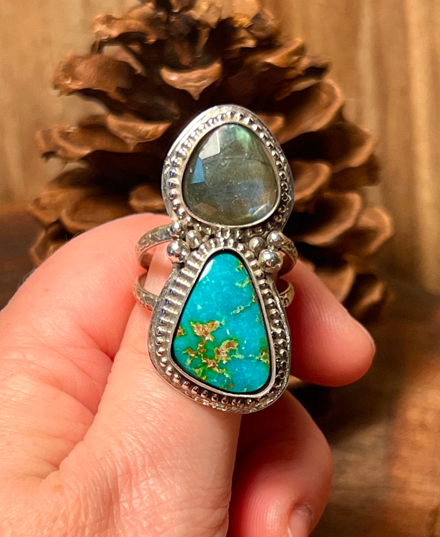 Sierra Bella Turquoise and Labradorite Ring