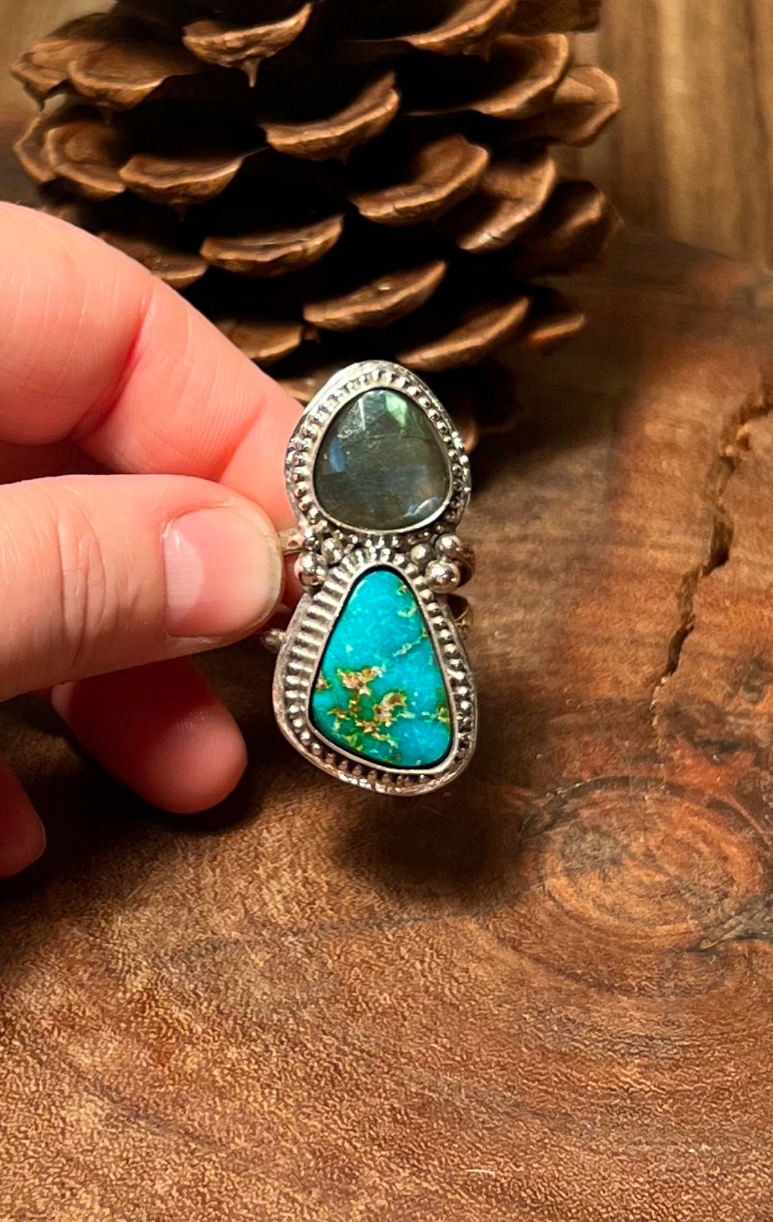 Sierra Bella Turquoise and Labradorite Ring