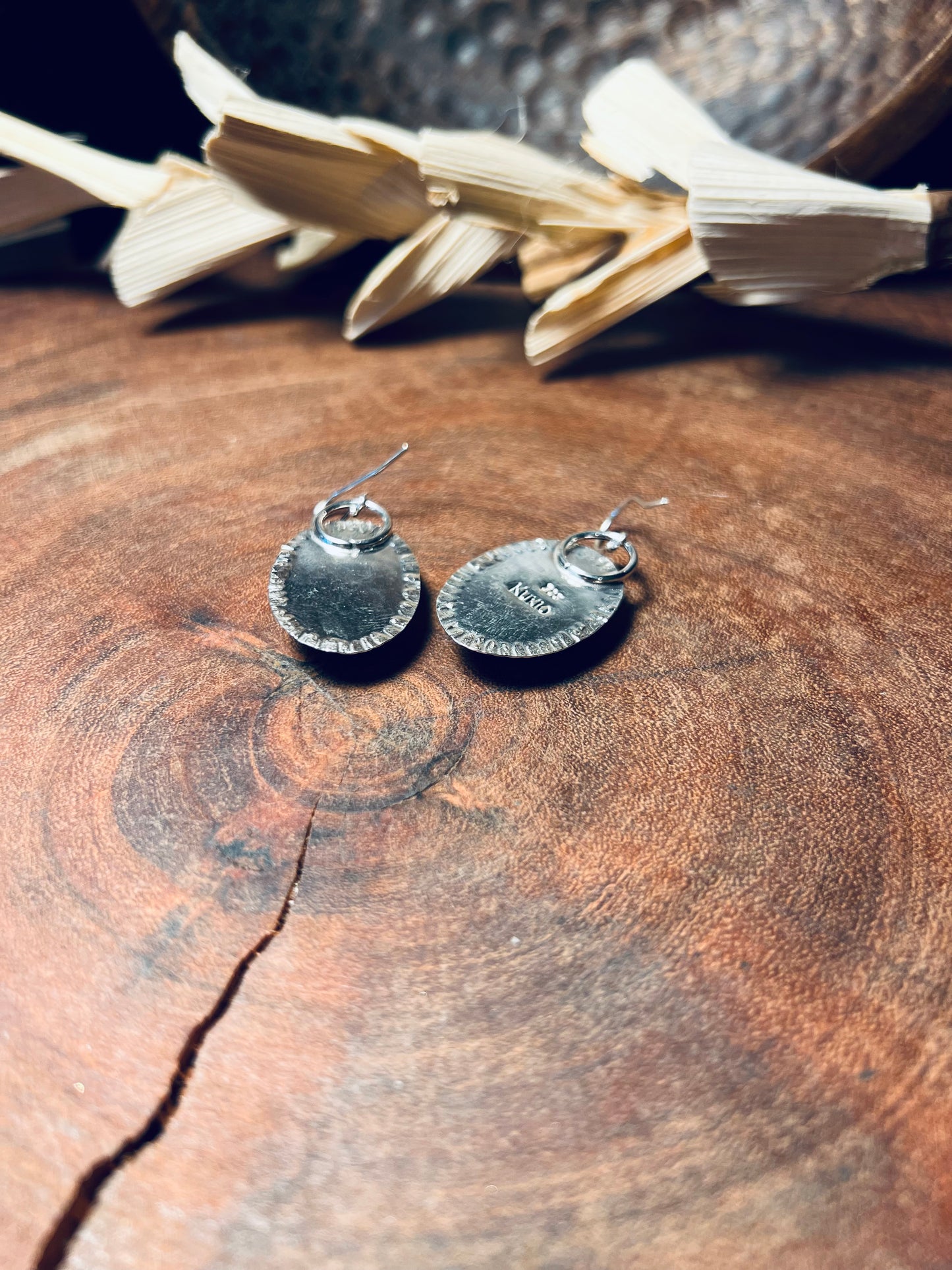 Sterling Silver Chevron Amethyst Earrings