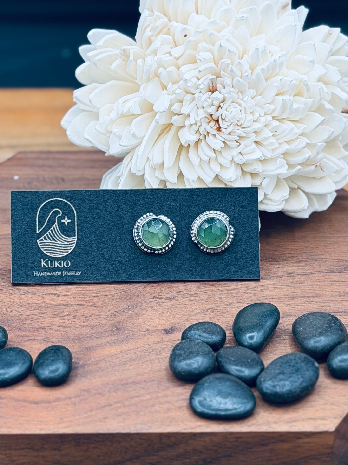 Sterling Silver Serpentine Stud Earrings