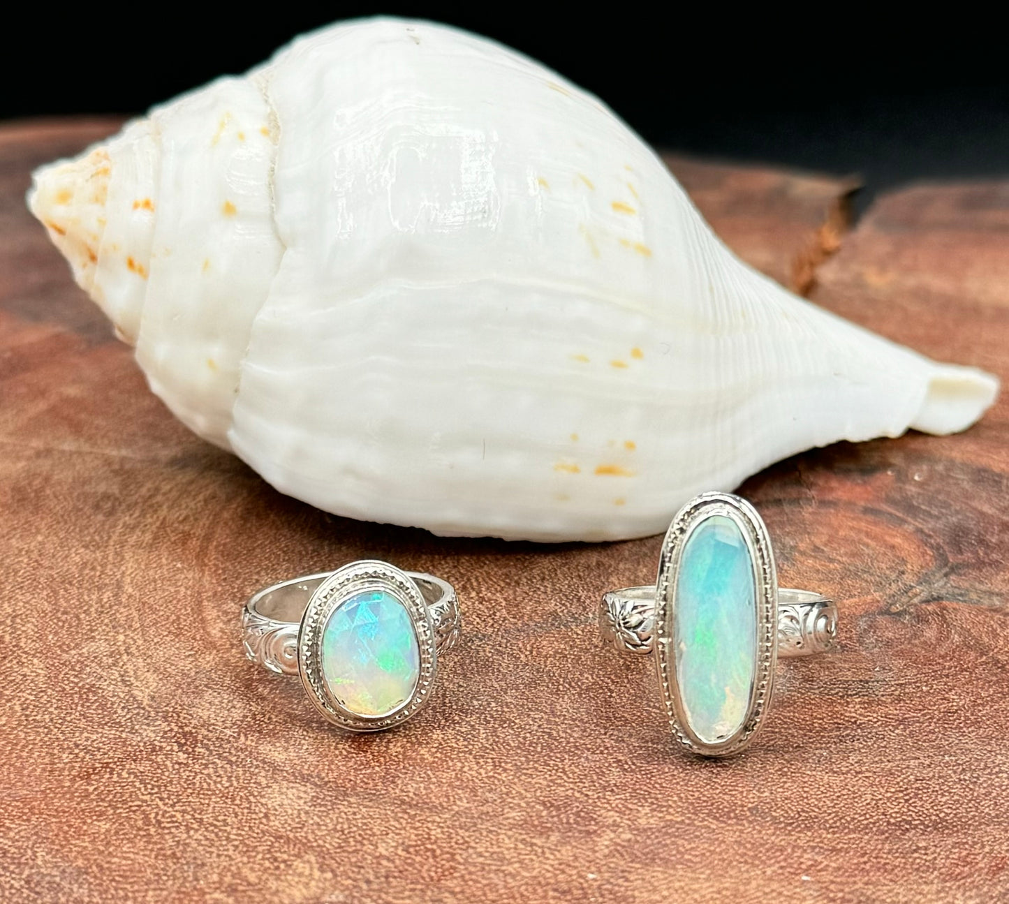 Sterling Silver Opal Ring