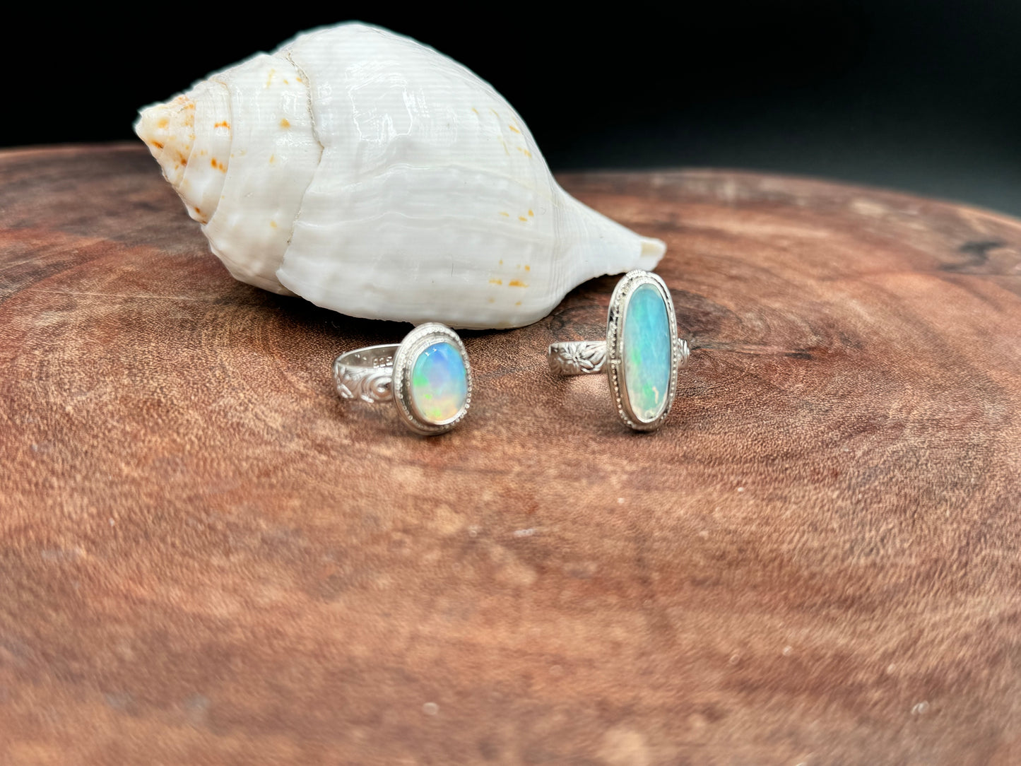 Sterling Silver Opal Ring