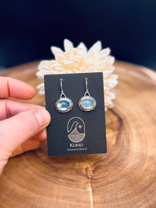 Sterling Silver Aquamarine Earrings
