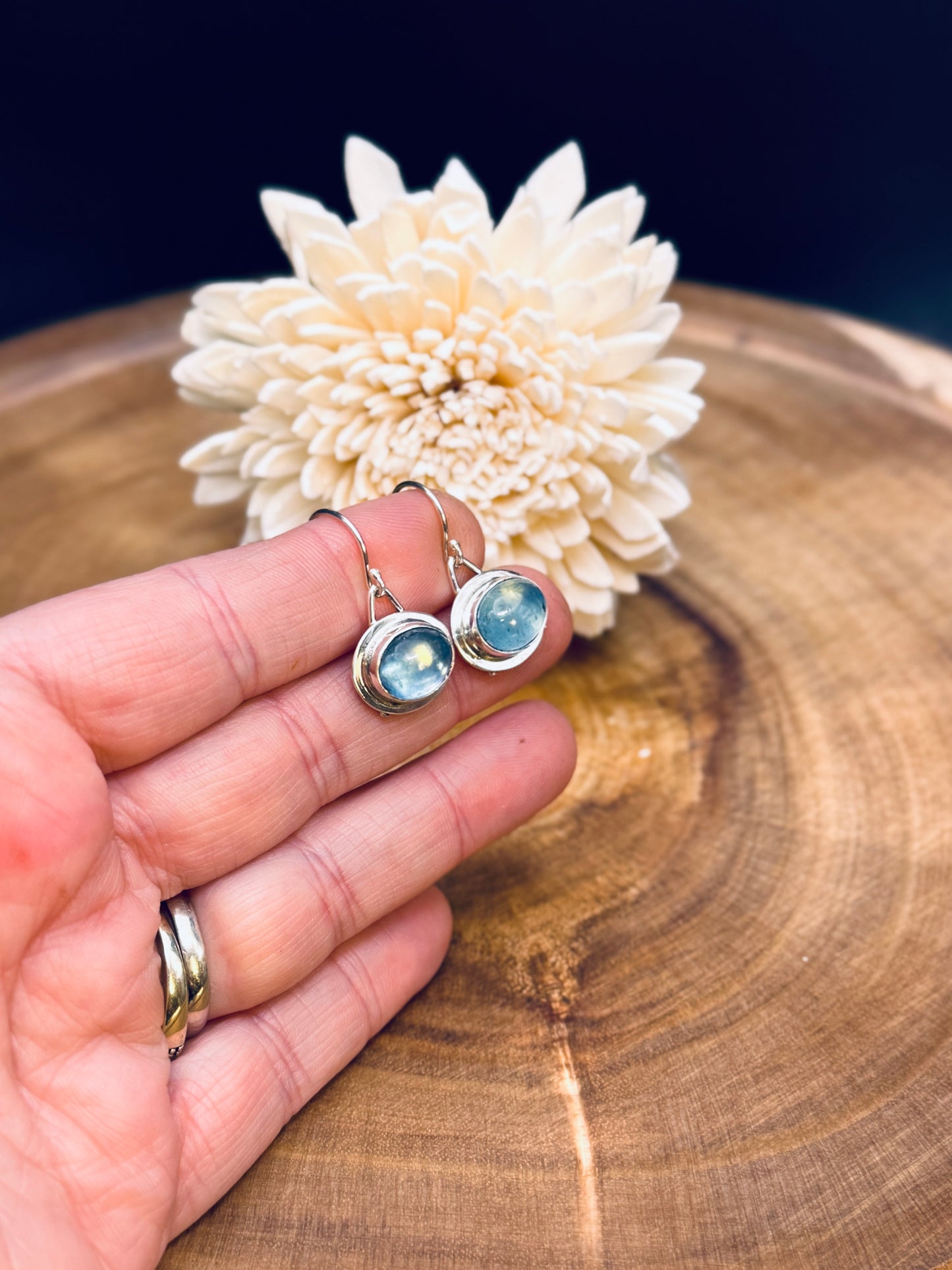 Sterling Silver Aquamarine Earrings