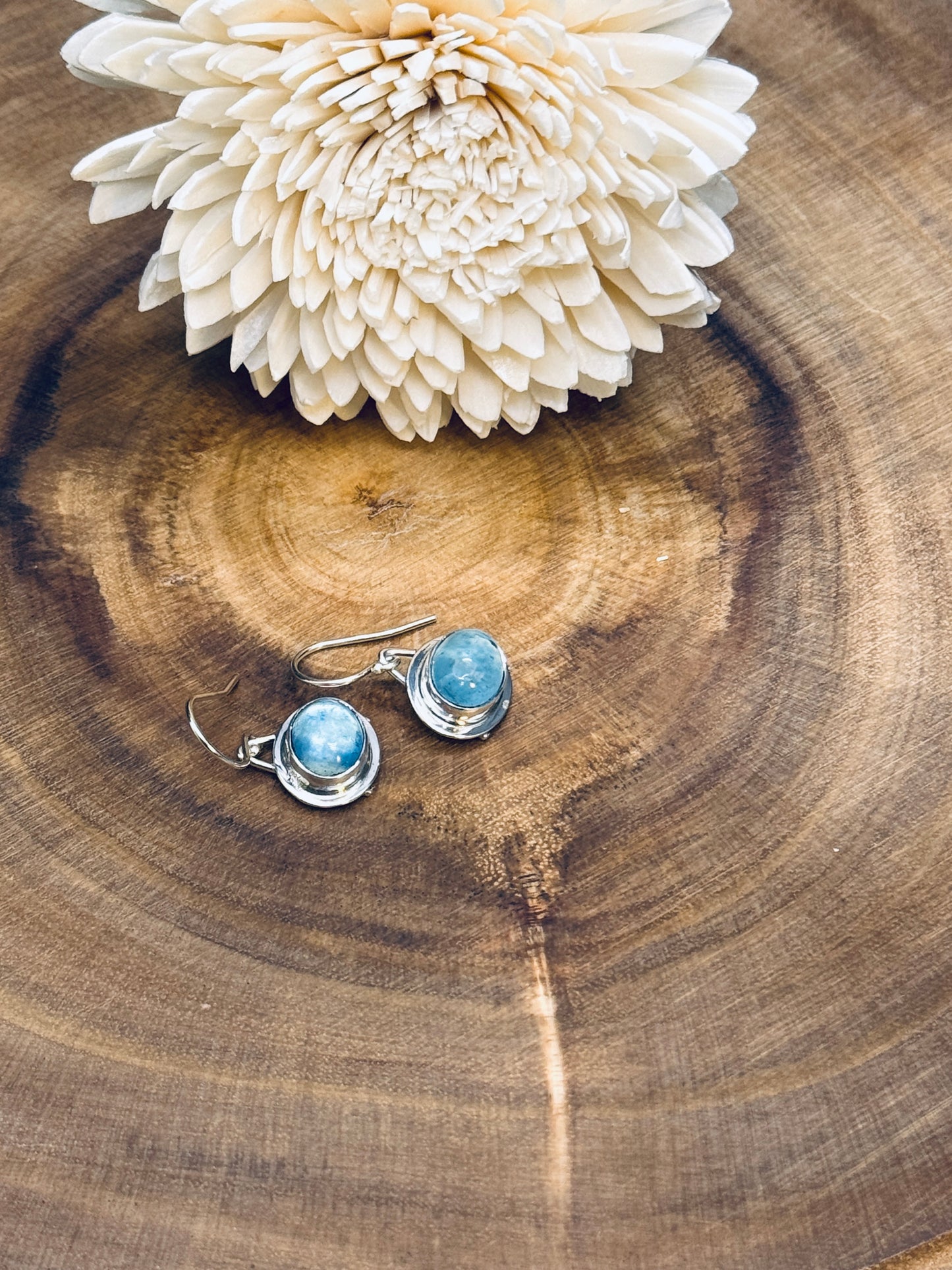Sterling Silver Aquamarine Earrings