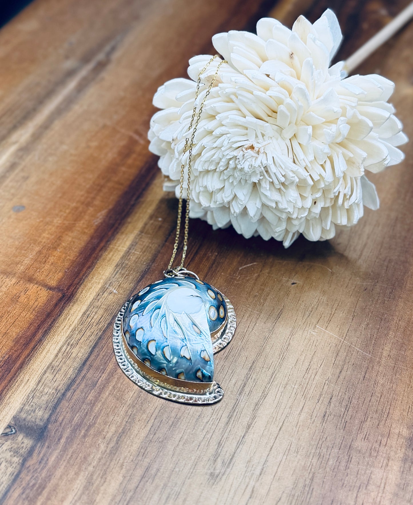 Gold-Fill Nautilus Shell Pendant