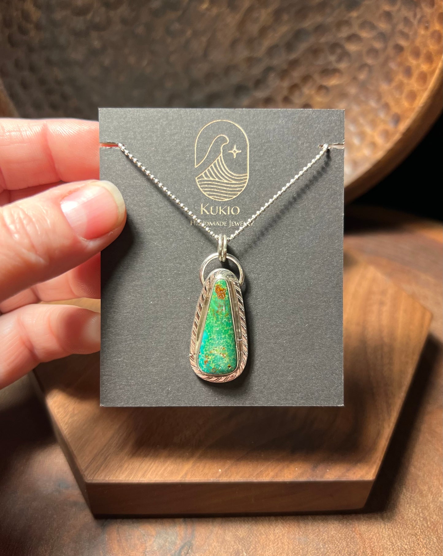 Patagonia Turquoise Sterling Silver Pendant