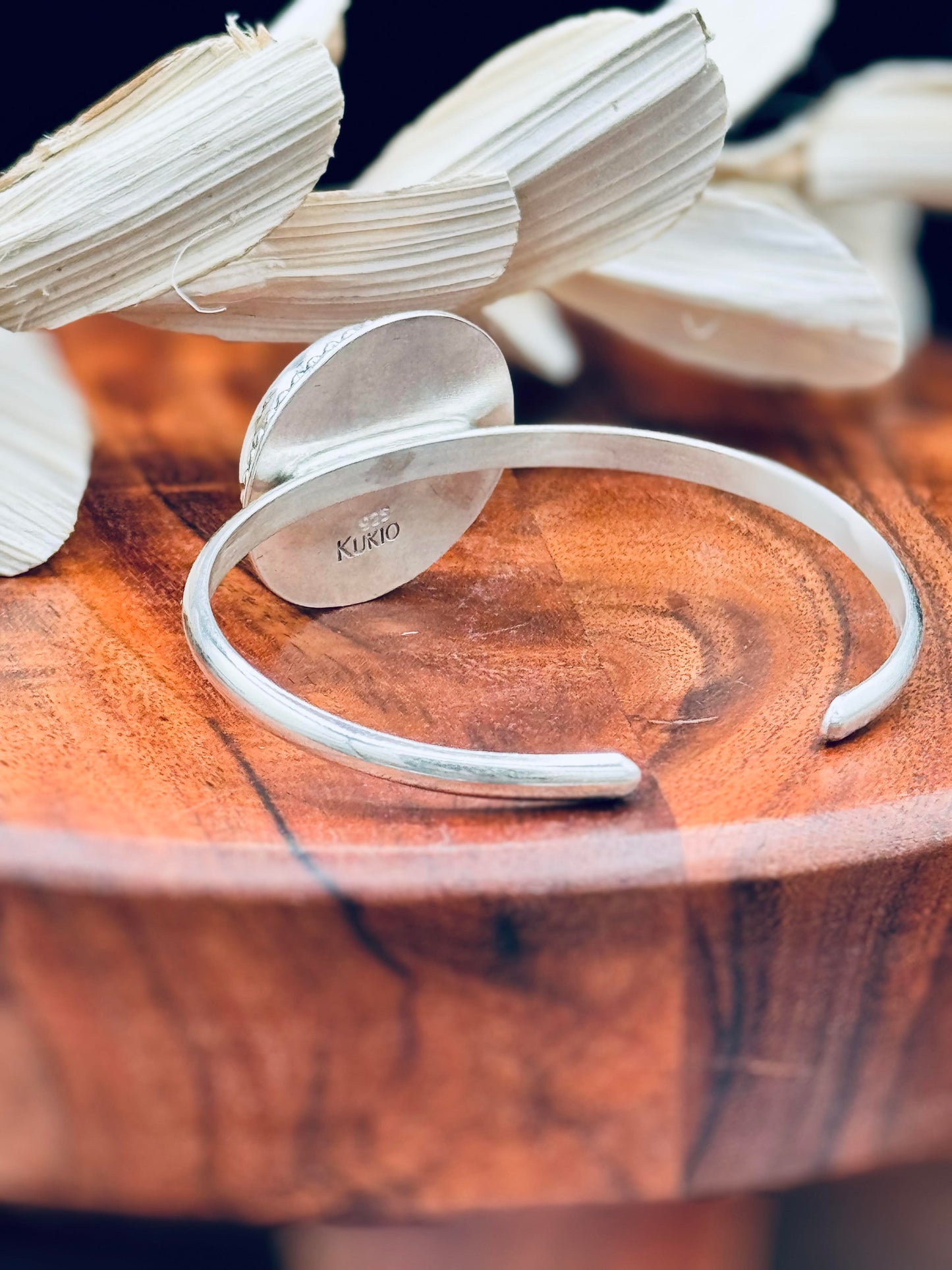 Sterling Silver Brazilian Agate Cuff