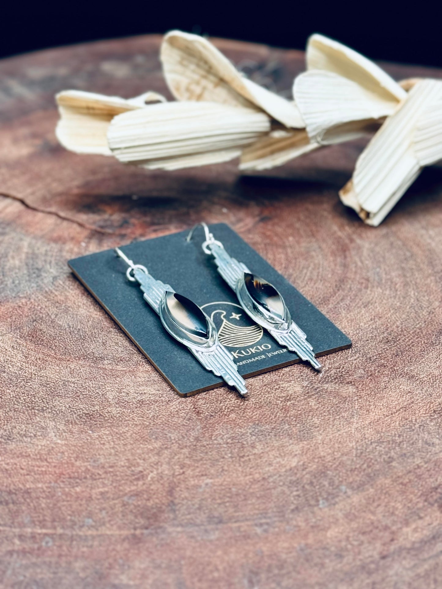 Sterling Silver Montana Agate Earrings