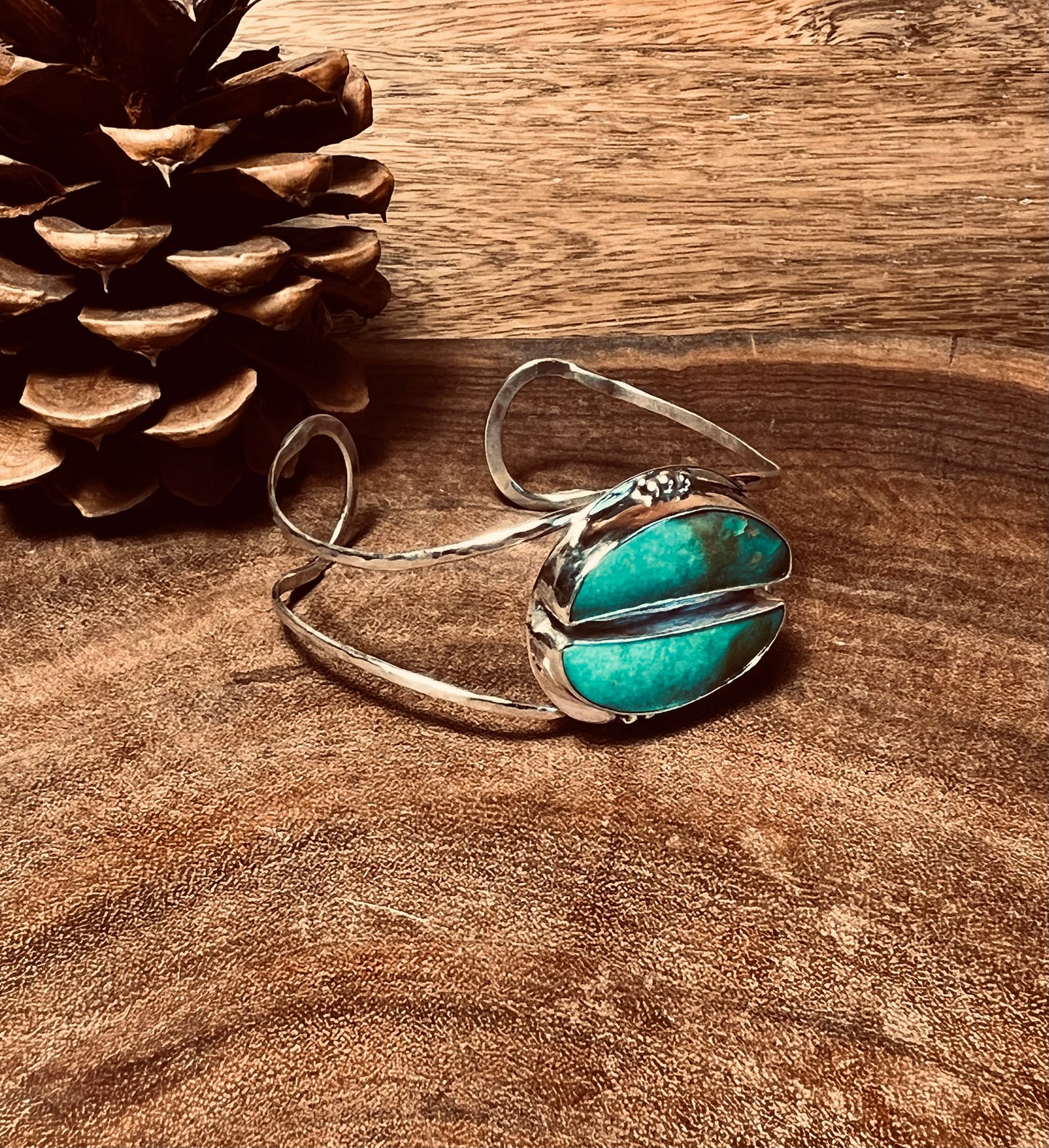 Mountain Turquoise Sterling Silver Cuff