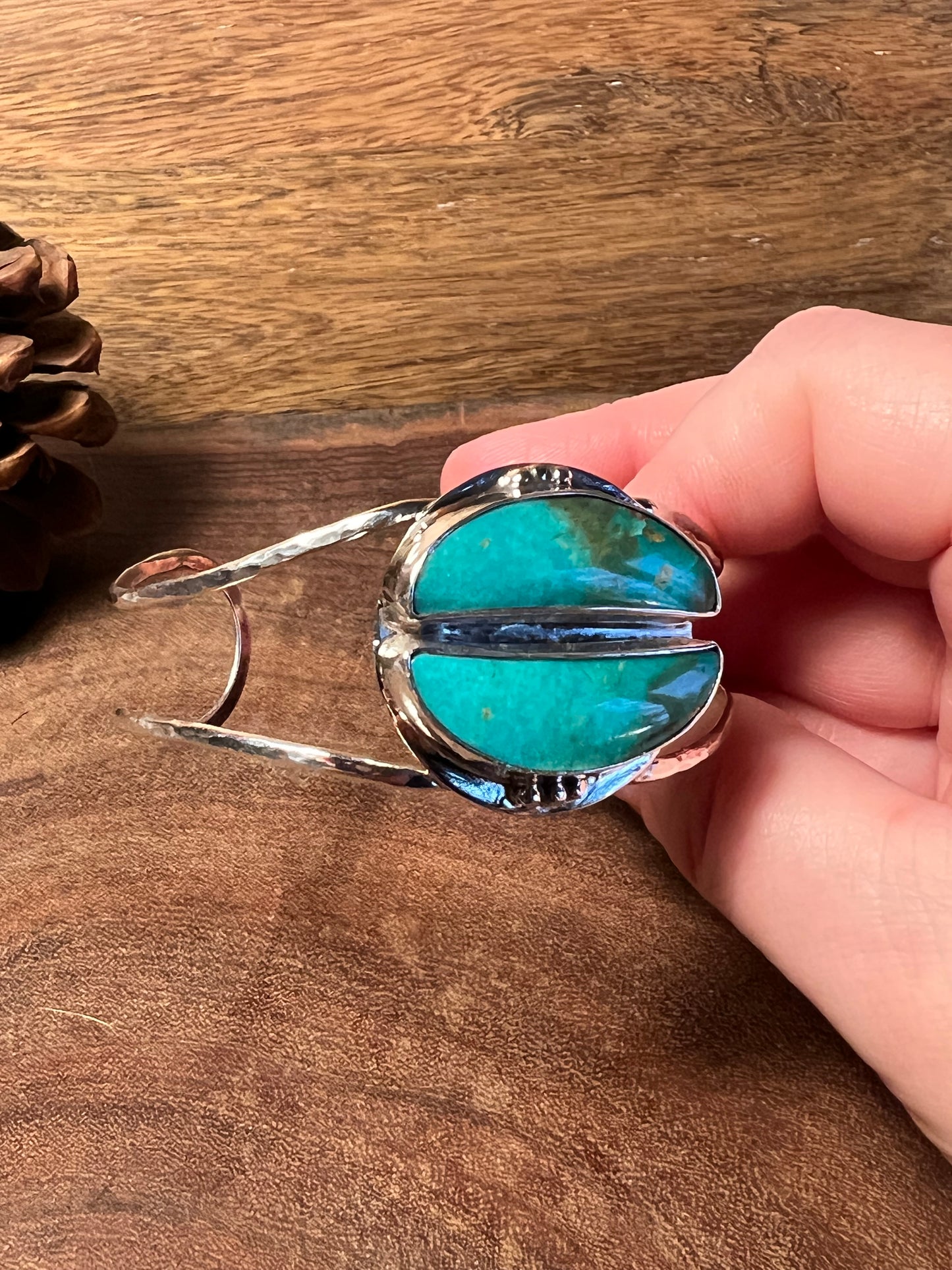 Mountain Turquoise Sterling Silver Cuff